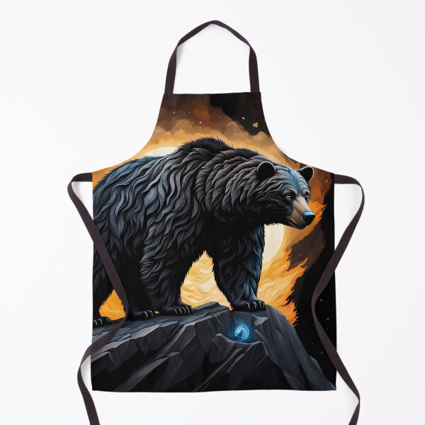 Item preview, Obsidian Bear Statue, Ai Generated Art designed and sold by ACC .