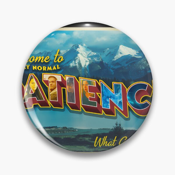 Item preview, Patience Colorado Vintage Postcard - Resident Alien designed and sold by SabineMarchand.