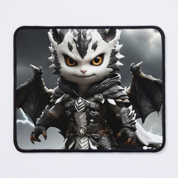 Item preview, Mini White Monster With Black Spot With Wing designed and sold by ThralStore.