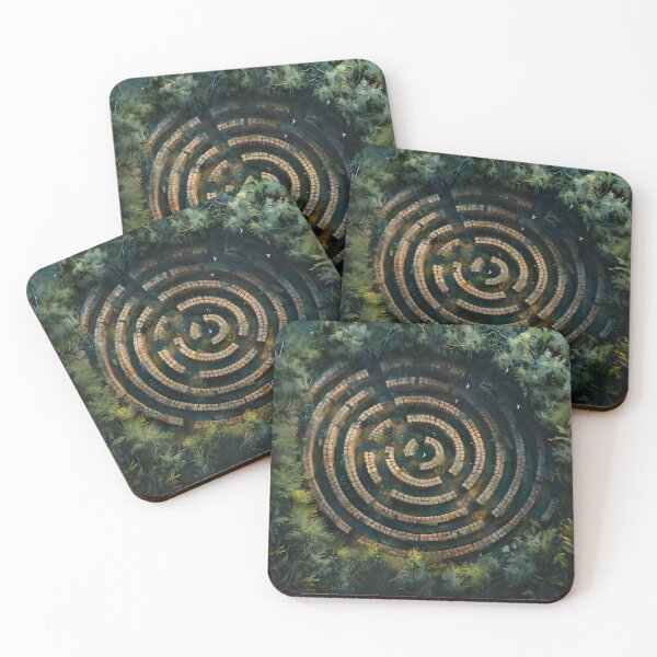 Item preview, Labyrinth of Solitude in Nature's Embrace designed and sold by palmyst.