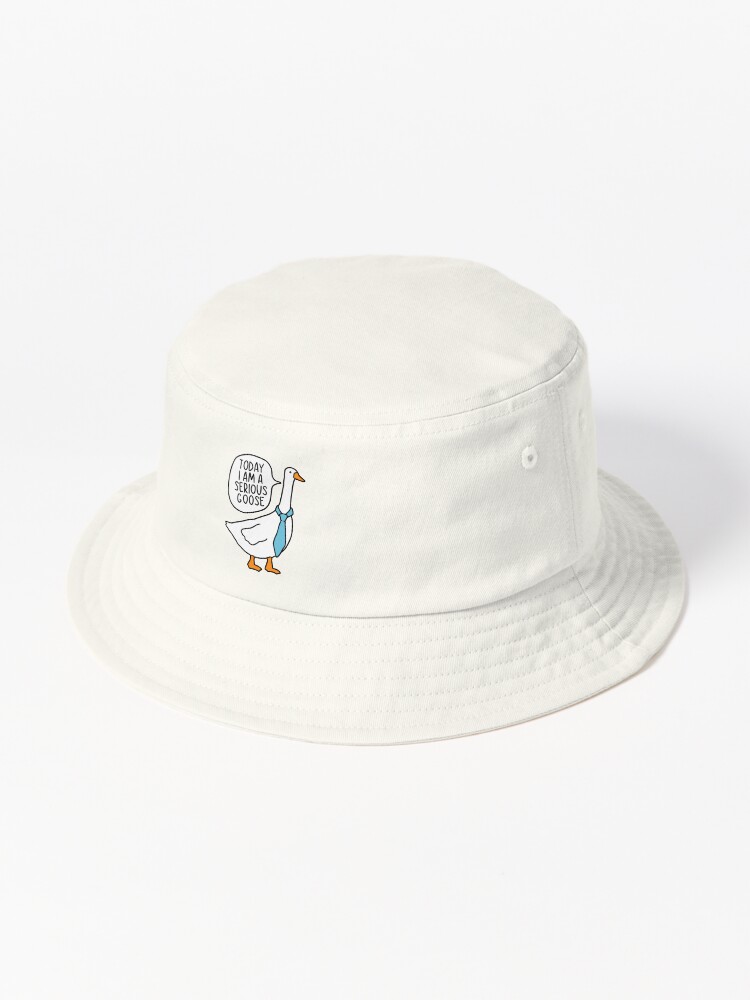 Thumbnail 1 von 6, Bucket Hat, Heute bin ich eine ernsthafte Gans designt und verkauft von Chanaika4.