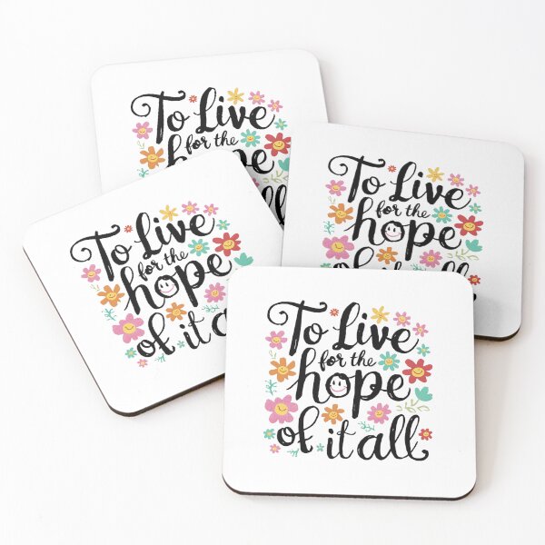 Item preview, to live for the hope of it all flowers designed and sold by bukajart.