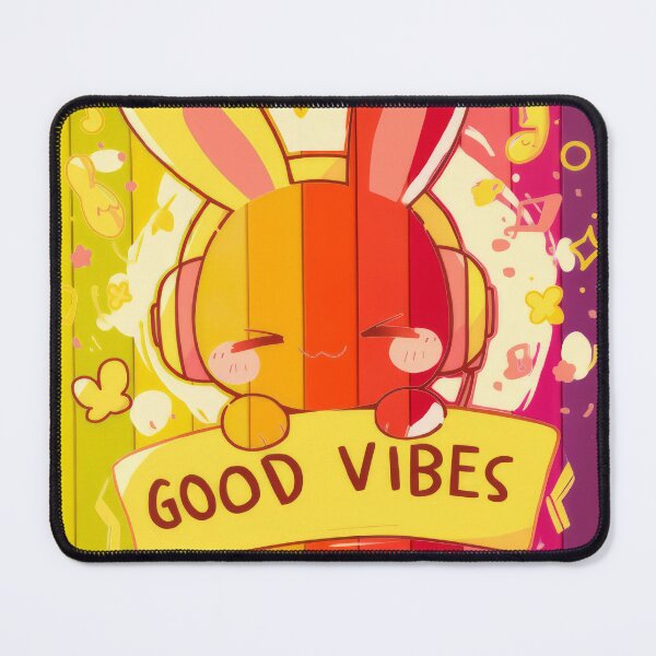 Artikelvorschau, Good Vibes Regenbogenhase entworfen und verkauft von Dopeful.