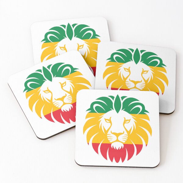 Artikelvorschau, Löwenkopf-Rasta-Farben entworfen und verkauft von KD Merch.