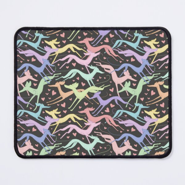 Item preview, Zoomies | Colourful Sighthound Repeat Pattern Design designed and sold by Elspeth Rose Design.