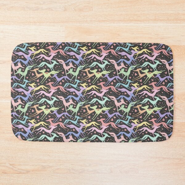 Item preview, Zoomies | Colourful Sighthound Repeat Pattern Design designed and sold by Elspeth Rose Design.