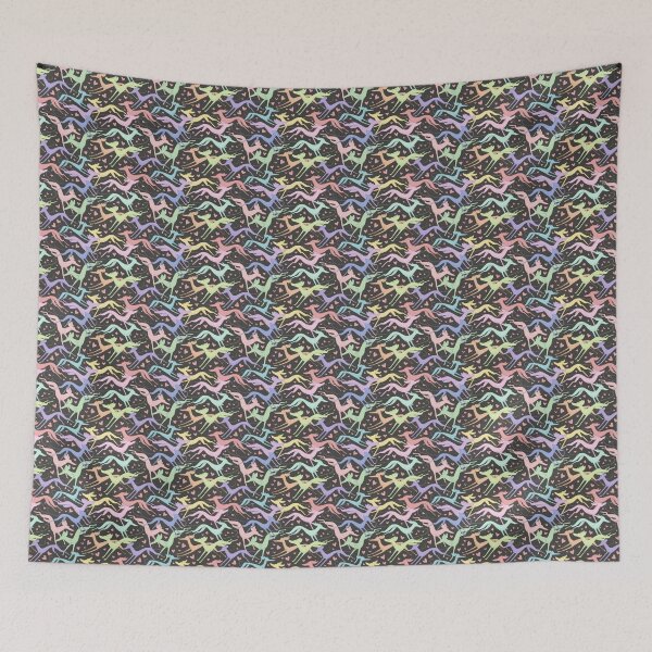 Item preview, Zoomies | Colourful Sighthound Repeat Pattern Design designed and sold by Elspeth Rose Design.