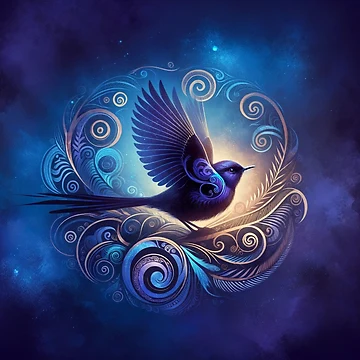 Artwork thumbnail, Title: Celestial Flight   by Sienna Hamilton-Katene