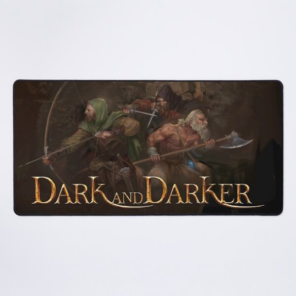 Item preview, Dark and Darker Art And Logo - Rogue Ranger and Barbarian Party designed and sold by ContTraders.