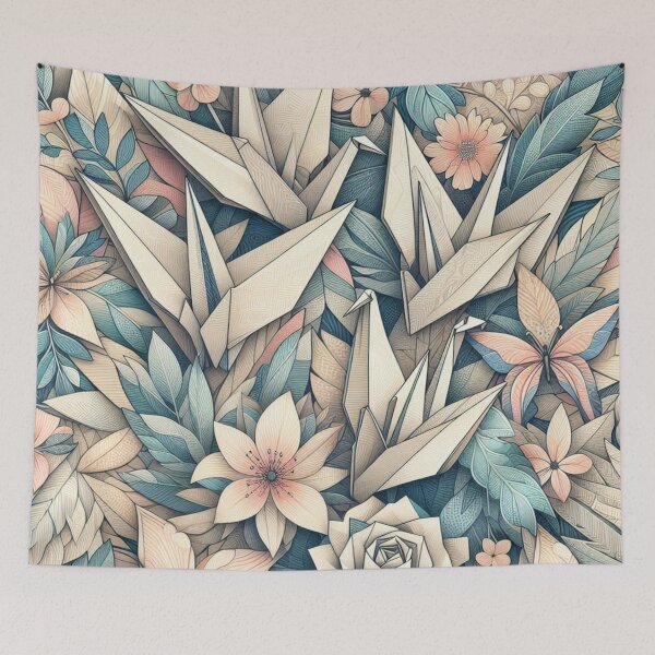 Item preview, Origami Wilderness: Nature-inspired Pattern designed and sold by Rui Fernandes.