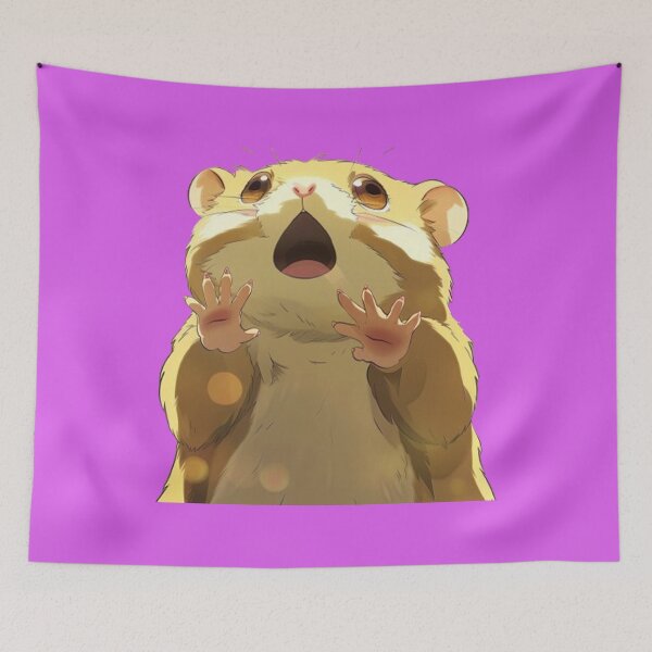 Item preview, Scared Hamster Meme designed and sold by TataGra.