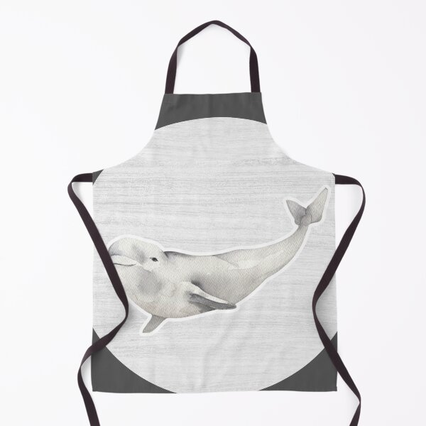 Item preview, Beluga Whale Watercolor Drawing designed and sold by LivingColorful.