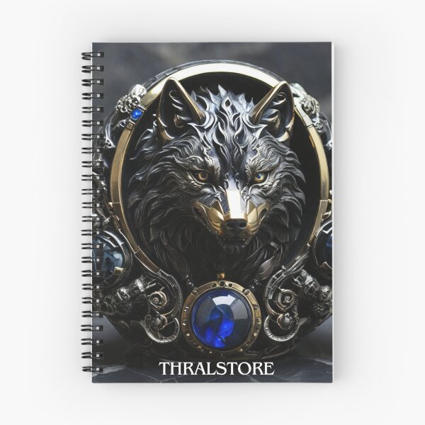 Item preview, Black Wolf in Silver Frame designed and sold by ThralStore.