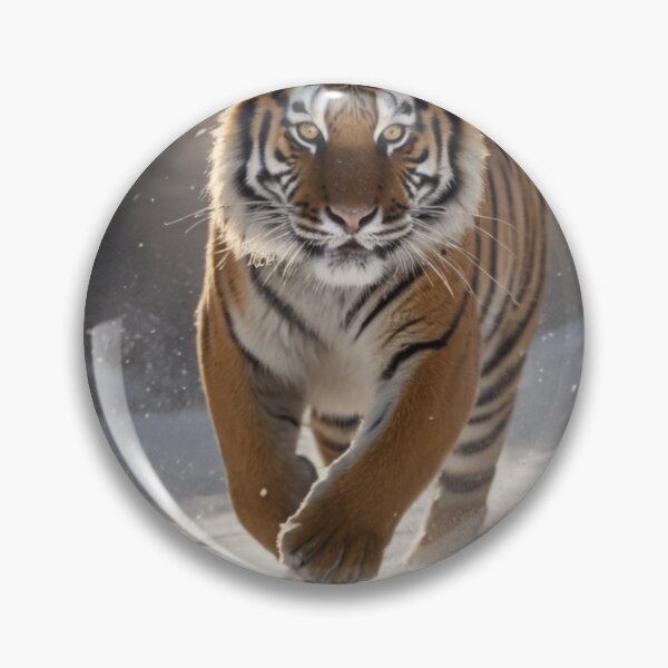 Item preview, Tiger Running on Snow designed and sold by ThralStore.