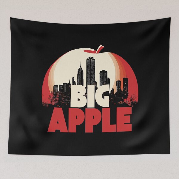 Item preview, Big Apple New York Tee - skyline art - city illustration designed and sold by Loffartdesign.