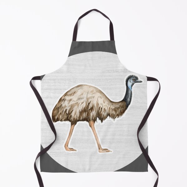 Item preview, Emu Watercolor Drawing designed and sold by LivingColorful.