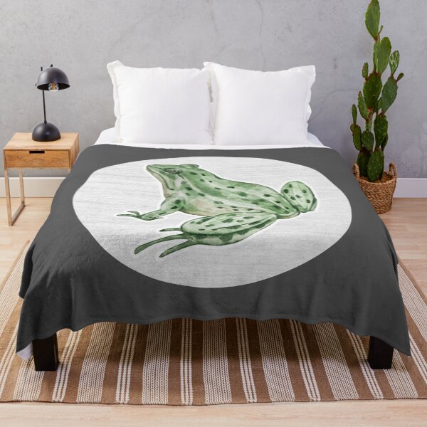 Item preview, Frog Watercolor Drawing designed and sold by LivingColorful.