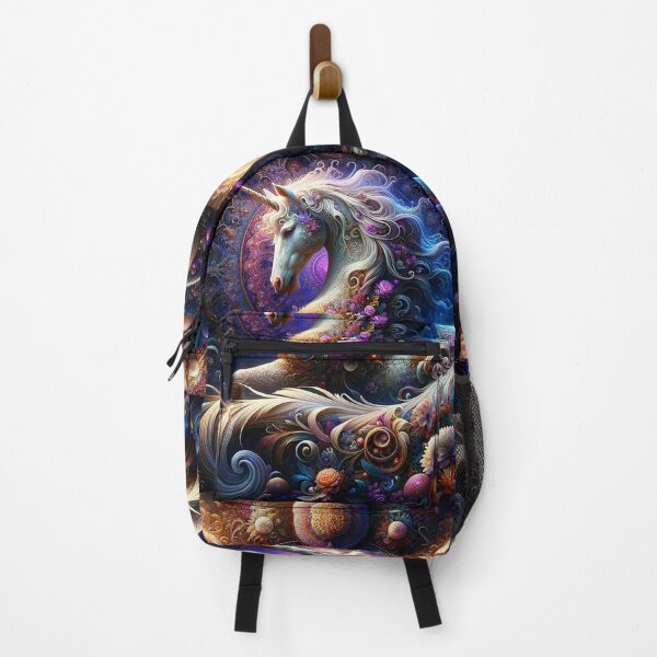 Item preview, Sacred Fractal Floral Magical Fantasy Unicorn 1 designed and sold by Fantasy Horseys.