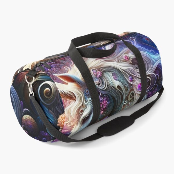 Item preview, Sacred Fractal Floral Magical Fantasy Unicorn 1 designed and sold by Fantasy Horseys.