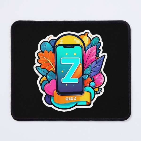 Artikelvorschau, Modernes Logo Smartphone Gen Z (Digitale Generation Z). entworfen und verkauft von Giulivo Store Graphic.