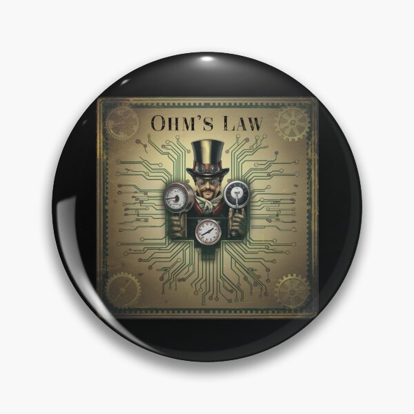 Item preview, Vintage Ohms Law Diagram designed and sold by Angry Swan Designs.