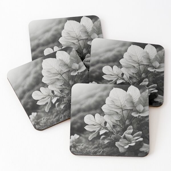 Item preview, Blooming Hillside: Monochrome Botanical Beauty, Photograph, Nature,  designed and sold by ShadeScapeArt.
