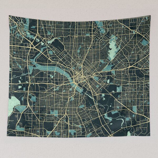 Item preview, Dallas City Map of Texas, USA - Summer designed and sold by deMAP.