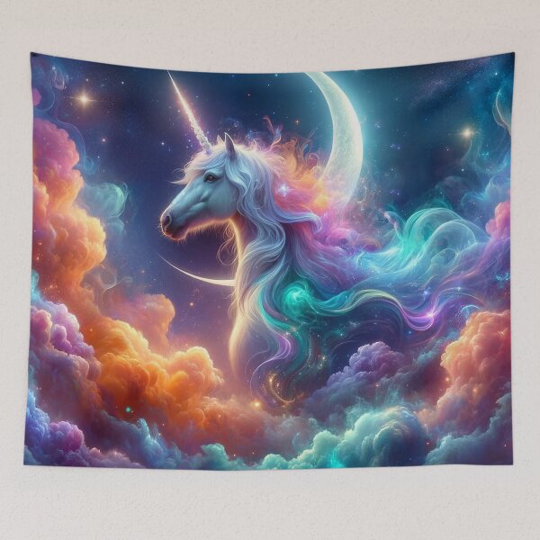 Item preview, Fantasy Dreamscape Rainbow Unicorn 1 designed and sold by Fantasy Horseys.