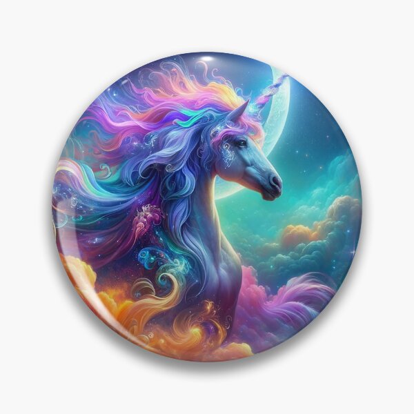 Item preview, Fantasy Dreamscape Rainbow Unicorn 2 designed and sold by Fantasy Horseys.