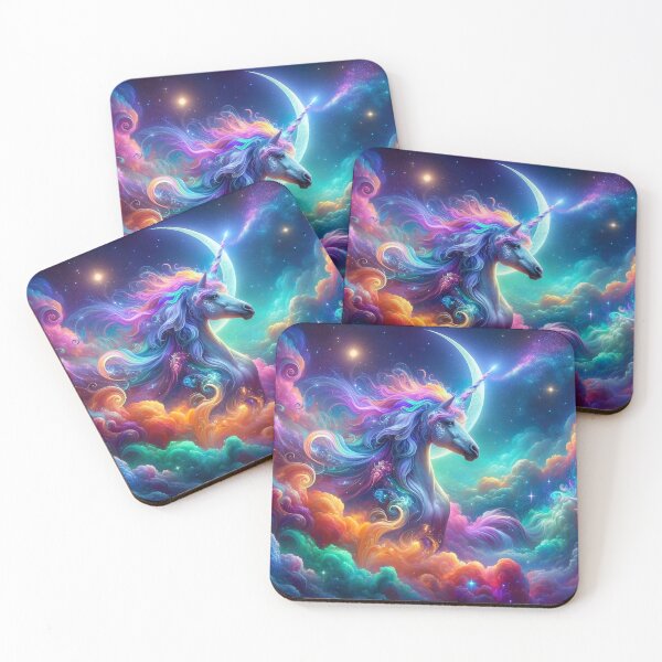 Item preview, Fantasy Dreamscape Rainbow Unicorn 2 designed and sold by Fantasy Horseys.
