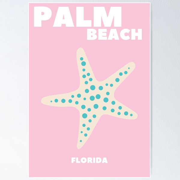 Item preview, palm beach starfish print  designed and sold by Hannah's  Preppy Prints.