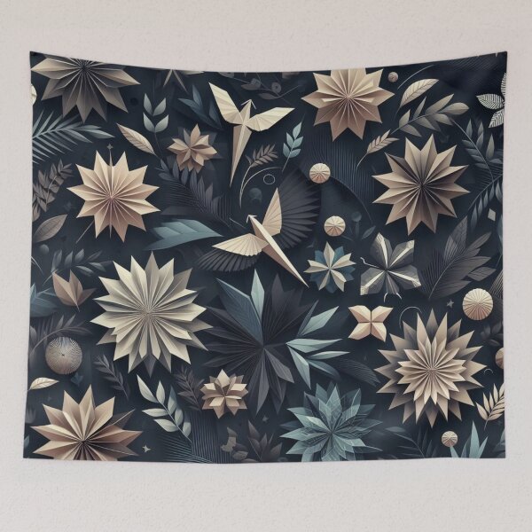 Item preview, Folded Flora: Origami Nature Pattern designed and sold by Rui Fernandes.