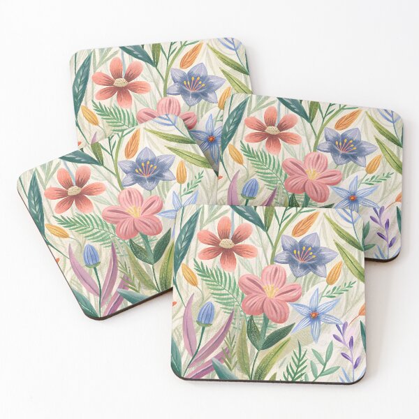 Item preview, Handdrawn wildflower pattern  designed and sold by patterncrow.