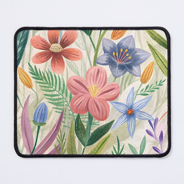 Item preview, Handdrawn wildflower pattern  designed and sold by patterncrow.
