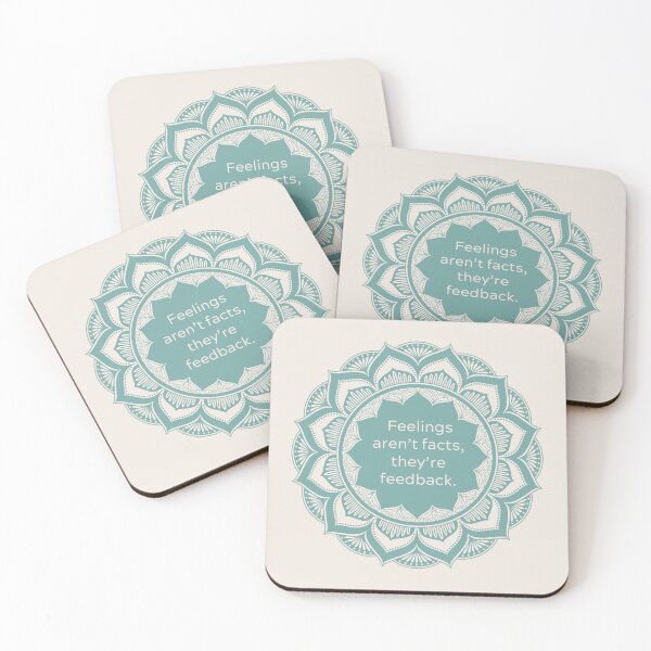 Item preview, Feelings aren't facts, they're feedback designed and sold by Letitgo.guru Swag.
