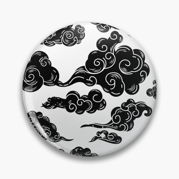 Item preview, Japanese nihonga style cloud pattern designed and sold by ArchitecturNest.