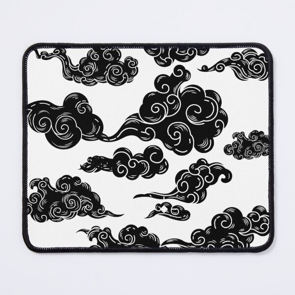 Item preview, Japanese nihonga style cloud pattern designed and sold by ArchitecturNest.