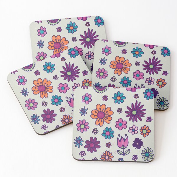 Item preview, Flower garden designed and sold by Millycottonart.