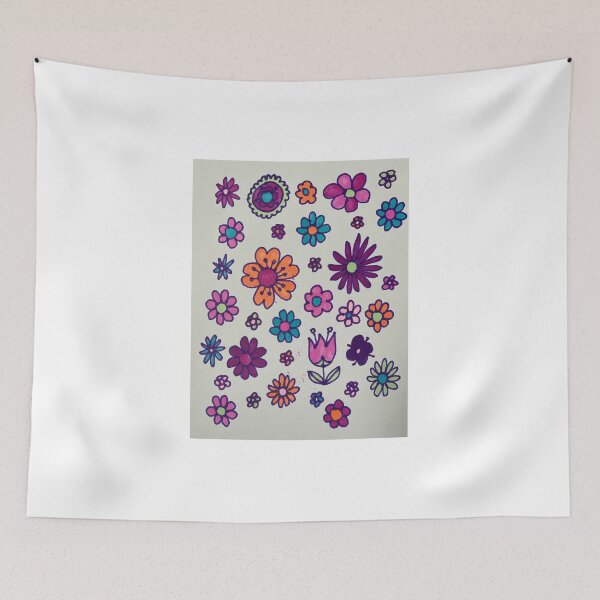 Item preview, Flower garden designed and sold by Millycottonart.