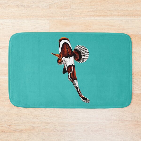 Item preview, Orange ocellaris clownfish from above designed and sold by LorenDowding.