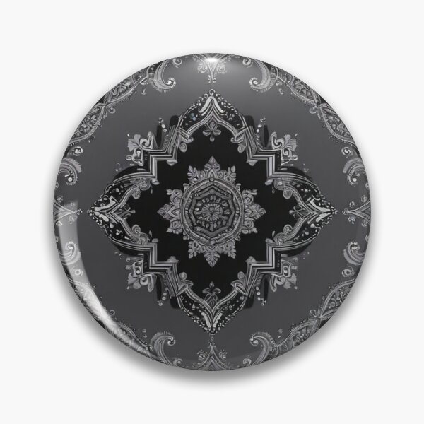 Item preview, RogerPattern - "Timeless Elegance: Black & Gray Bandana for Fashion & Home" designed and sold by RogerPattern.