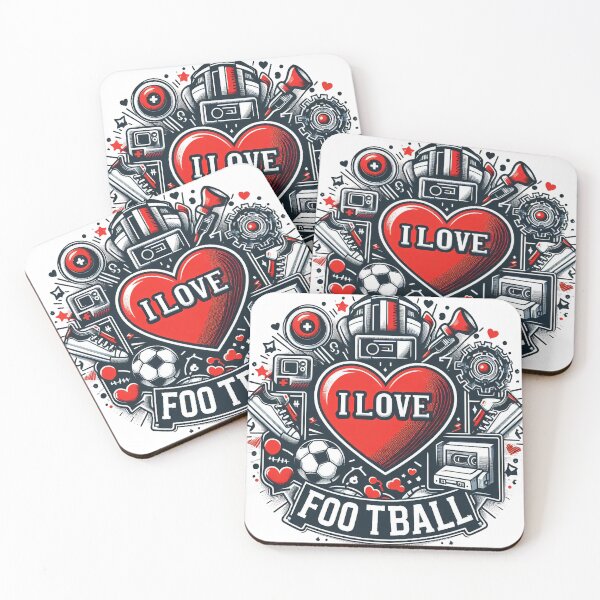 Item preview, Love for the Game: Football-Inspired Design designed and sold by StellarValor.