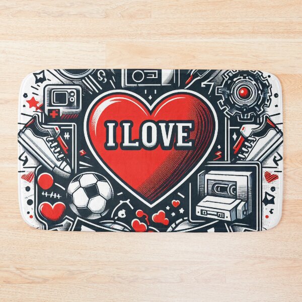 Item preview, Love for the Game: Football-Inspired Design designed and sold by StellarValor.