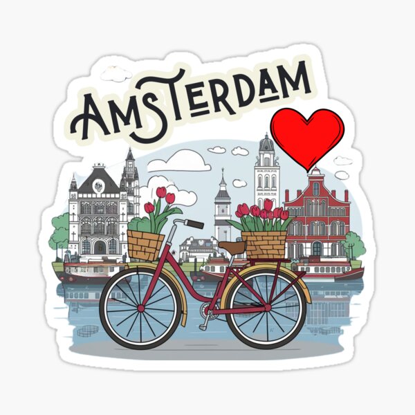Amsterdam Netherlands / Holland 2 Sticker