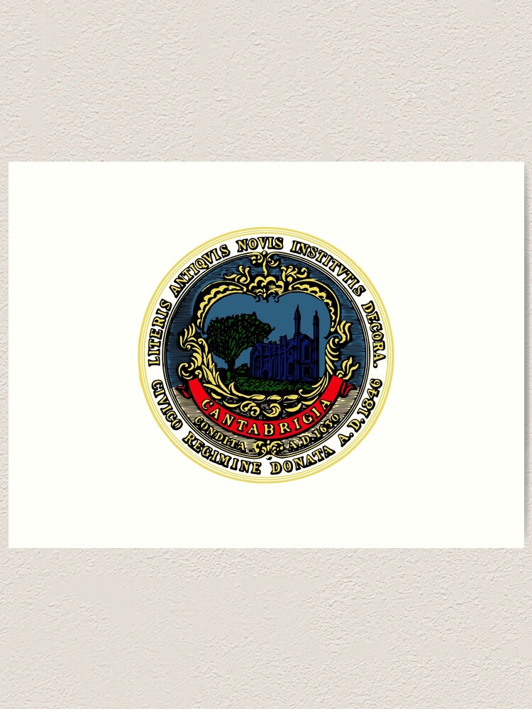 Flag Of Cambridge Massachusetts Art Print By Pzandrews Redbubble