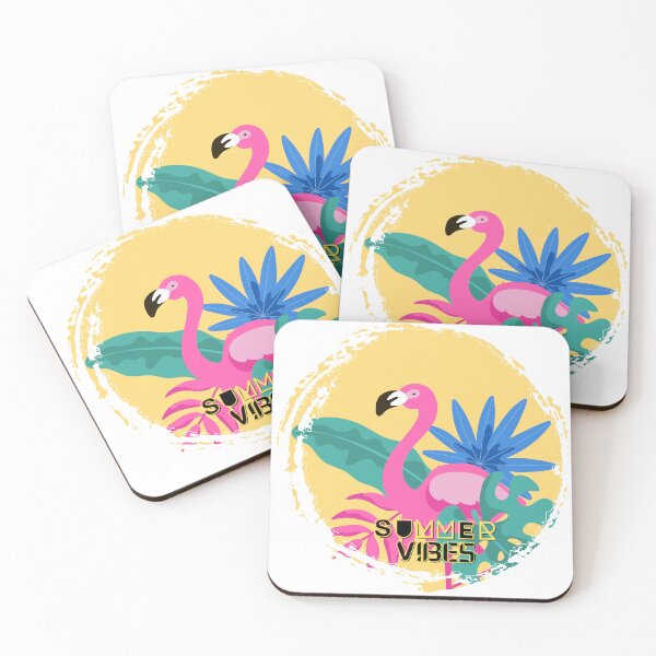 Item preview, Summer Vibes Tee, Flamboyant Flamingo Fiesta Gift, Exotic Oasis designed and sold by Terry-Salsa.