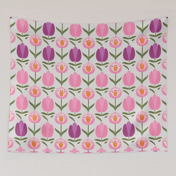 Item preview, Retro Tulips designed and sold by kendellas.