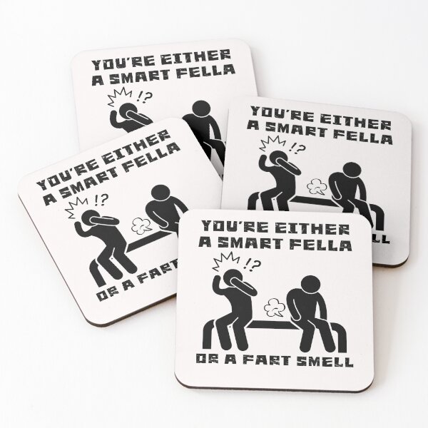 Item preview, You're Either A Smart Fella Or A Fart Smell Funny Gift Fart Joke designed and sold by ManiaGrania.