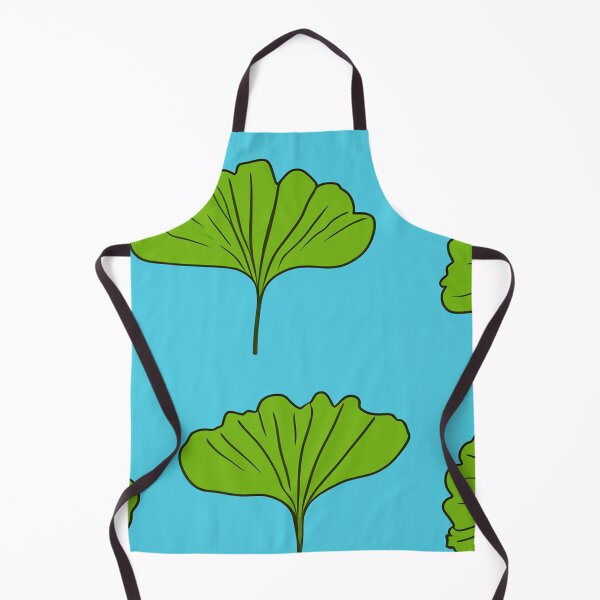 Item preview, Gingko leaves on blue designed and sold by Photopat.