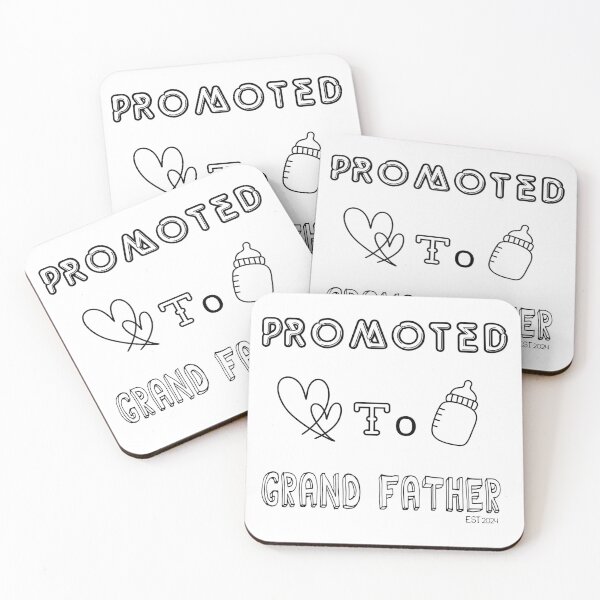 Item preview, Promoted To Grand Father est.2024 designed and sold by SimpleP.